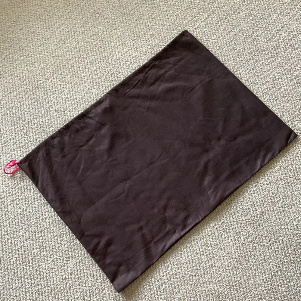 Kate Spade Large Brown Dust Bag Purse Protection Case Slip 27.5” x 19” Like New